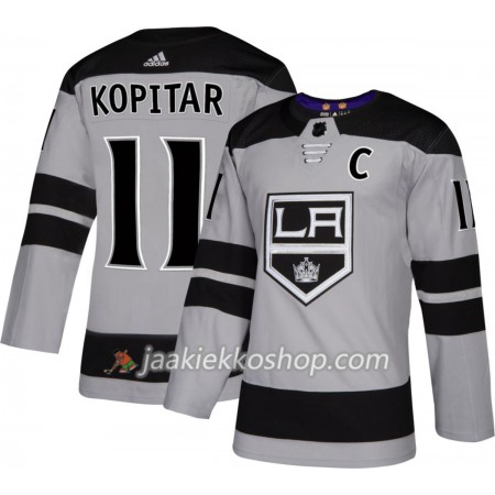 Miehille NHL Los Angeles Kings Pelipaita Anze Kopitar 11 Adidas Alternate 2018-19 Authentic
